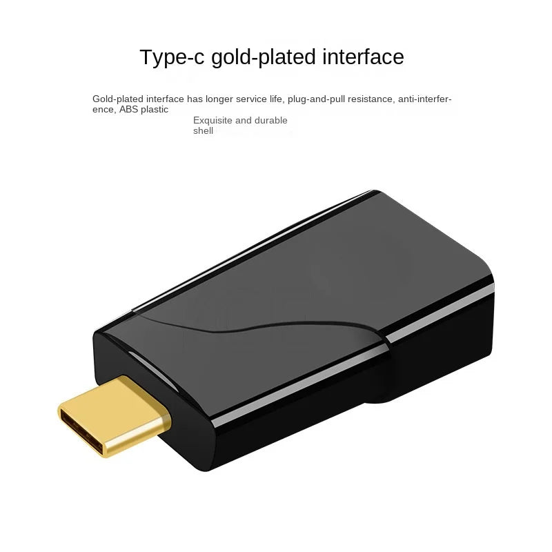 Type-C To HDMI Adapter - Mini 4K HD Converter for Notebooks