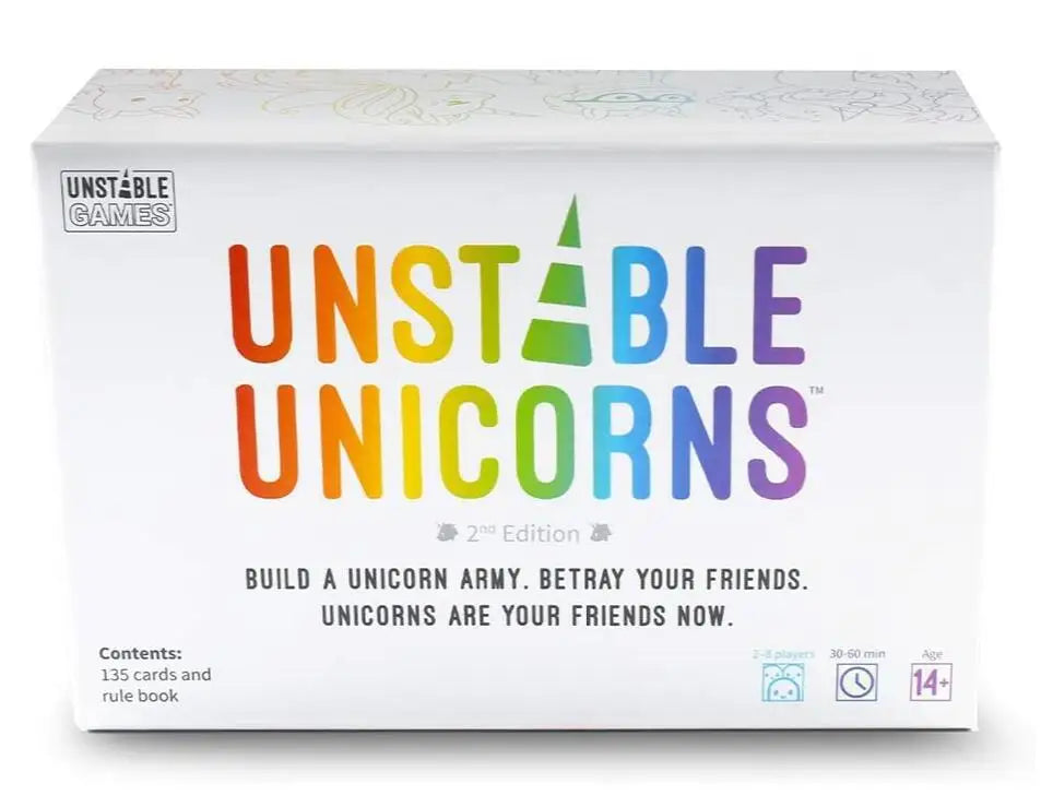 Unstable Unicorns Adventures Unicorns, Adventure Expansion Party Cards Game Cards Game