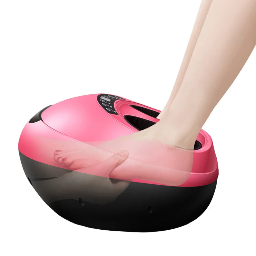 Infrared Foot Care Machine Heating Deep Relax New 220V Electric Antistress 3D Shiatsu Kneading Air Pressure Foot Massager