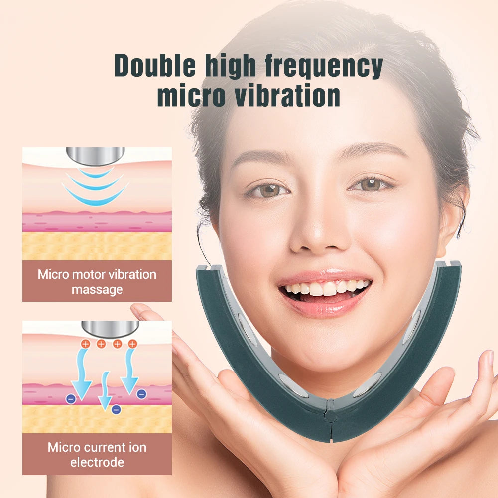 Beauty Face Thinning Instrument Household V-shaped Facial Lifting Artifact Facial Massager To Lift and Tighten Facial Skin