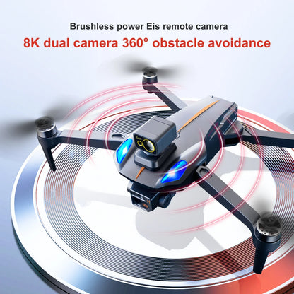 XKJ K911 Max 5G WIFI FPV GPS 8K ESC Dual Camera 360° Optical Flow Positioning Brushless Foldable RC Drone Quadcopter RTF