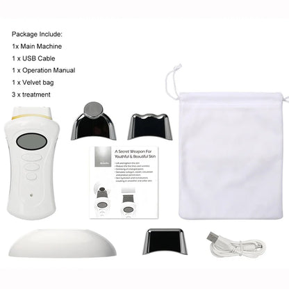 Microcurrent Face Lift Galvanic Current Device Skin Care Handheld Galvanic Spa Nu Electroporator Skin Tightening Facial Machine