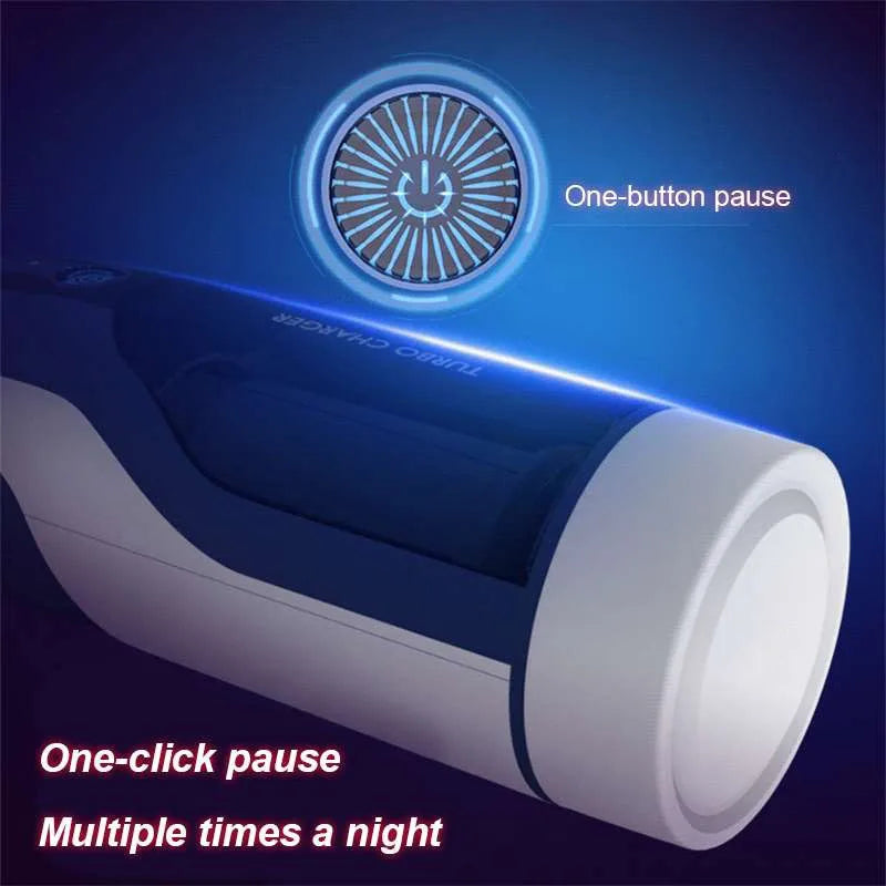 Automatic Rotation Male Masturbator Piston Retractable Rotate Voice Vibrator Sex Toys Masturbation Vagina Cup For Men