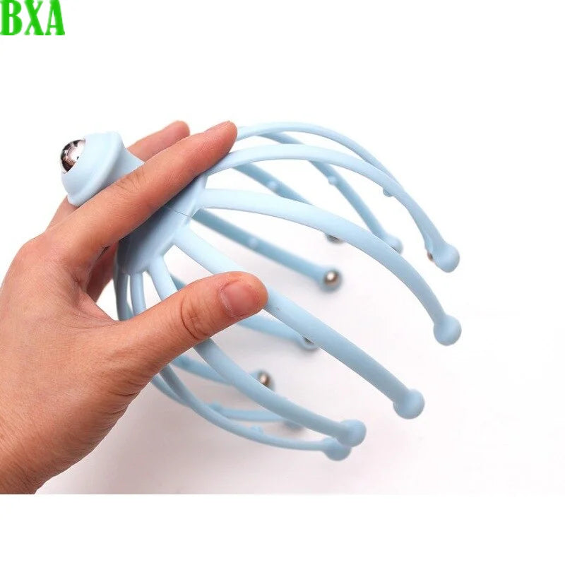 1PCS Multiclaw Steel Ball Scalp Massager Head Scratching Head Massage Octopus Claws Head Massager for Relax & Stress Relief