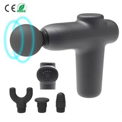 Mini Body Shaping Massage Gun with 10 Head Muscle Relaxation Body Relax Electric Massager with Portable Bag Therapy Gun Fitness