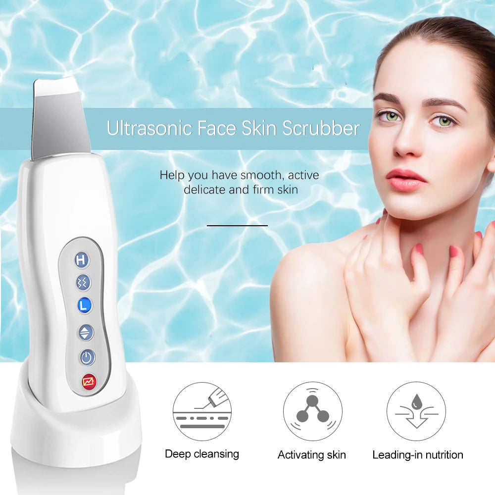 NEW Blackhead Cleanser Device Ultrasonic Cleanser Clean Face Cleanser Facial Hydro Massager Ultrasonic Peel Cleaning Machine