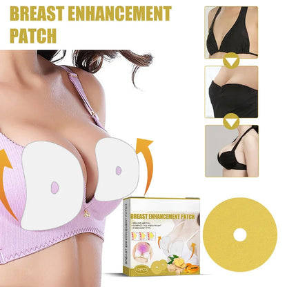 10PCS Breast Enhancement Pads Ginger Botanical Ingredients Sexy Chest Lifting and Firming Large Chest Cream Breast Patch Care