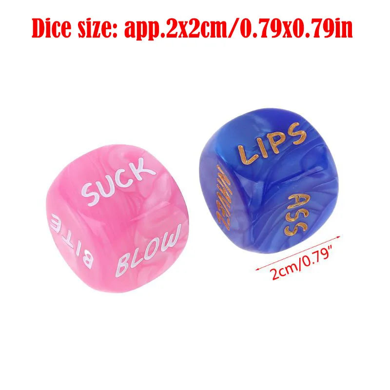 2/1PCS Sexy Dice Sm Erotic Craps Toys Love Dices Sex Toys for Adults Games Sex Toys Couples Dice Sex Game Toy for Couple Bdsm