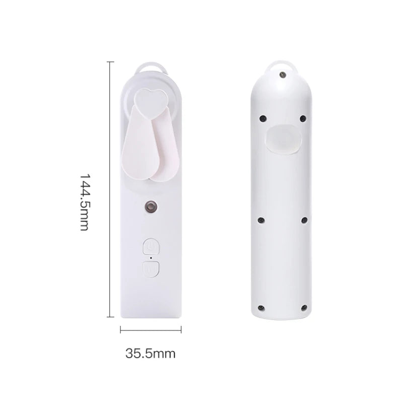 30ML Portable Face Steamer with Fan Face Sprayer USB Sprayer Nano Face Steamer Humidifier Moisturizing Feminine Skin Care Tool