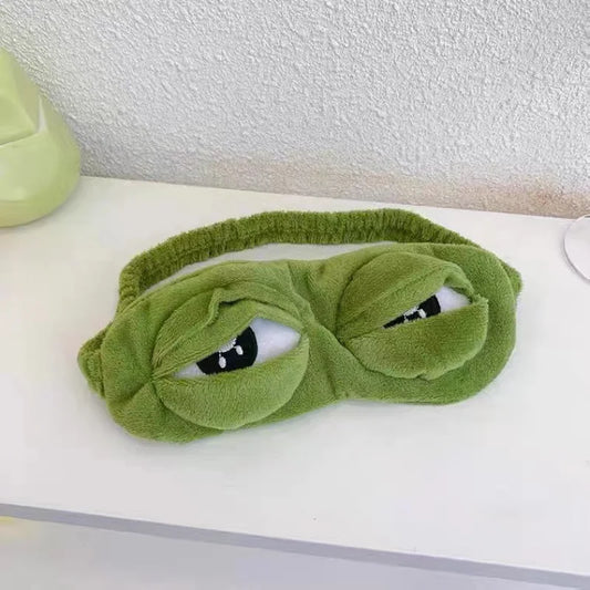 Sad Frog Sleep Eye Patch Eye Patch Plush Eye Patch Travel Relaxation Gift Eye Patch Patch Cartoon Sleep Eye Patch Children Adult