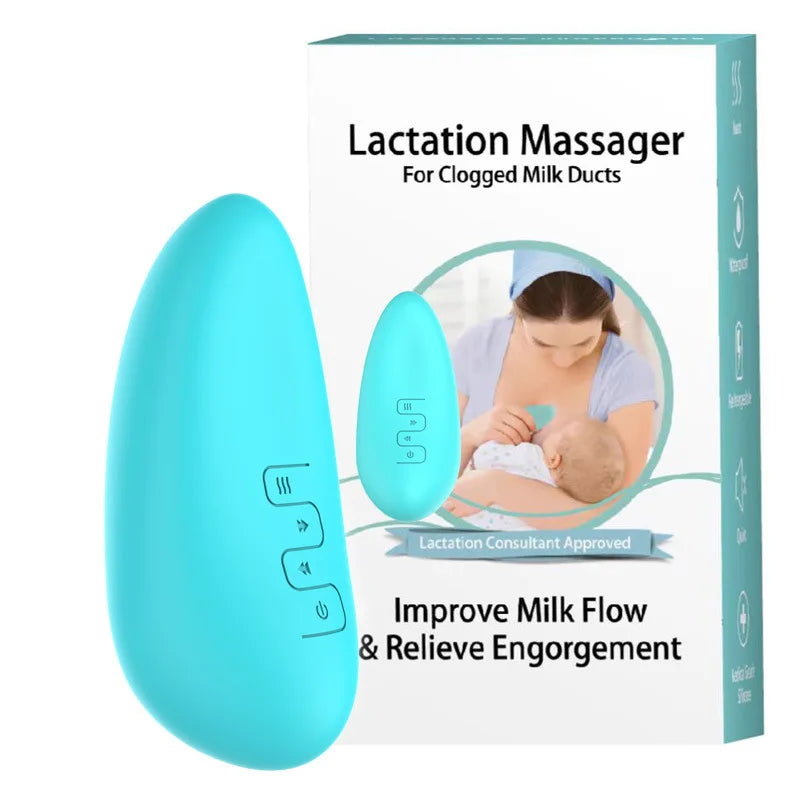 Breast Massager Female Postpartum Lactation Milk Swelling Lump Booster Breastfeeding Dredging Hot Compress To Improve Milk Flow