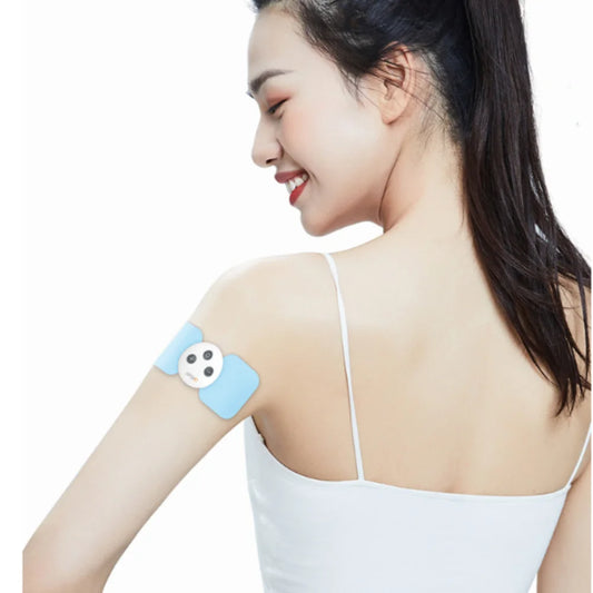 Portable EMS Electric Cervical Vertebra Massage Patch Neck Massager for Shoulder Relaxation and Muscle Pain Relief Magic-3