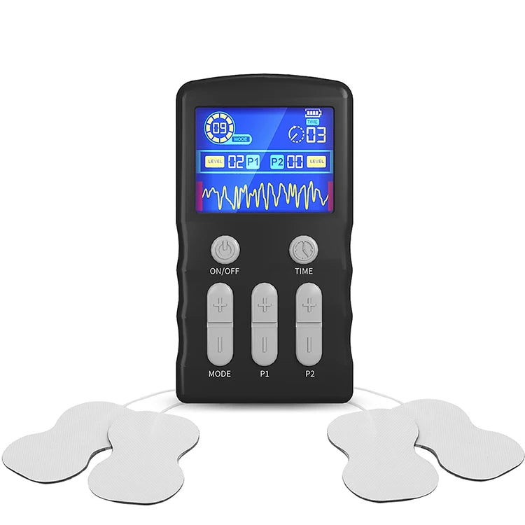 New 25 Modes EMS Full Body Massager Electric Muscle Therapy Stimulator Dual Channel Tens Unit Machine Physiotherapy Pulse