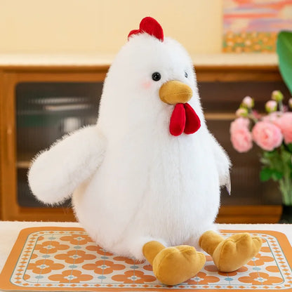 30-60cm Cute Milo Chicken Plush Doll Toys Animal Plush Toy Boys Girls Sleeping Soft Stuffed Cushion Throw Pillow Doll Kids Gifts