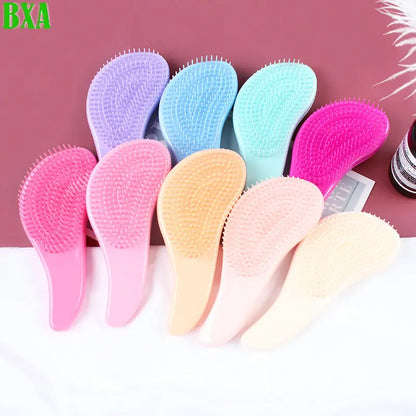 1pc Handle Hair Comb Portable Anti Static Massage Hair Brush Detangle Shower Massage Hairbrush Combs Salon Hair Styling Tools