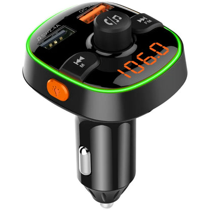 Wholesale Car MP3 Player with Card Slot and Dual USB QC3.0 Fast Charge BC52 Bluetooth FM Transmitter