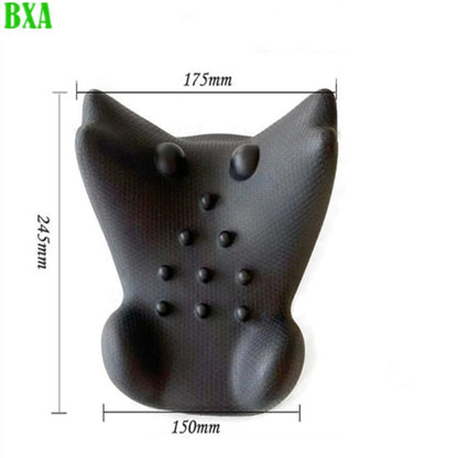 1pack Shoulder Chiropractic Massage Pillow Muscle Relaxation Traction Neck Stretcher Massage Relieve Pain Spine Correction