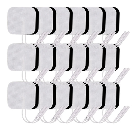 50/100pcs TENS Silicone Gel Pads EMS Electrode Patch Nerve Muscle Stimulator Tens Electrodes Digital Acupuncture Physiotherapy