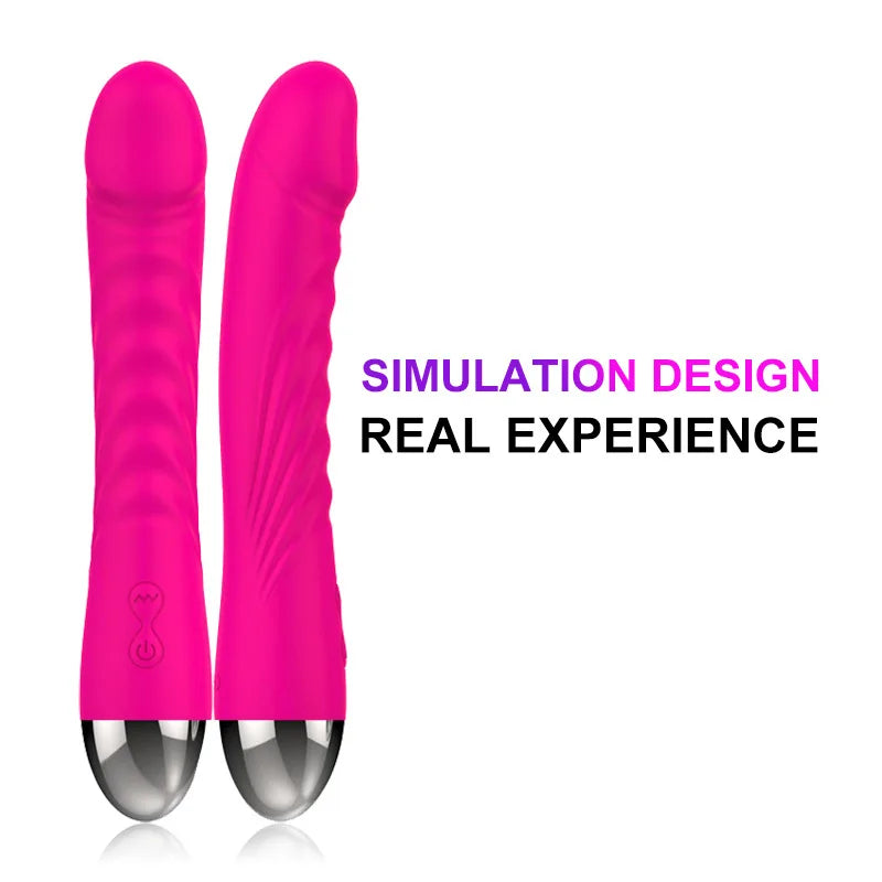 10 Frequency Vibrating Girl Stick Simulation Battery AV Vibrating Stick Female Appliance Masturbation Massager  Adult Sex Toy