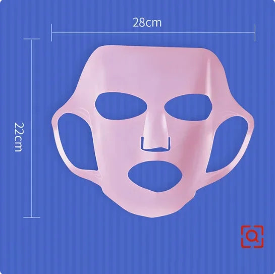 3D Silicone Mask Face Women Skin Care Tool Hanging Ear Face Mask Gel Sheet Reusable Lifting Anti Wrinkle Firming Ear Fixed Tools