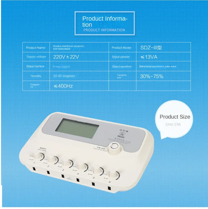 New SDZ-III Electro Acupuncture Nerve And Muscle Stimulator Sdz-Iii Electroacupuncture Therapy Physical Stimulation Therapy