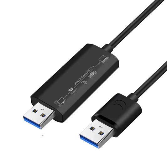 USB 3.0 Data Transfer Cable - Share Mouse, Keyboard, and Files Between Windows and Mac Notebooks