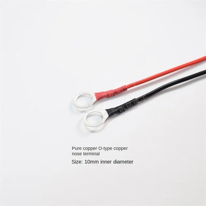 0.75mm² Pure Copper Memory Recovery Power Cable with 5A Fuse and O-Ring Terminal To SAE Plug 68cm