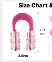 1Set Female Upper Nose Clip 3 Sizes Beauty Upper Nose Lifting Bridge Plastic Massage Tool Painless