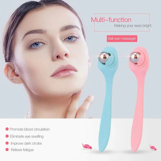 Rolling Ball Eye Massager 360 Degrees Free Rolling Ball Dark Circles Removal Facial Lift Massage Tool Anti-wrinkle Beauty Tools