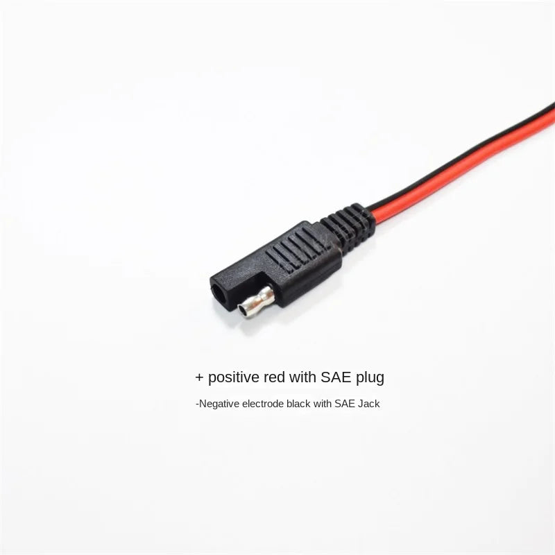 10A Solar Panel Extension Cable 18AWG Connection Wire, Individually Packaged, 0.75mm² SAE Power Cord, 30cm