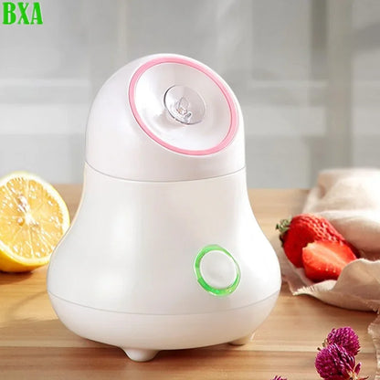 Fruit and Vegetable Facial Steamer Nano Ionic Face Humidifier Mist Sprayer Hot Steamer Moisturizer Face Sauna Spa Steaming