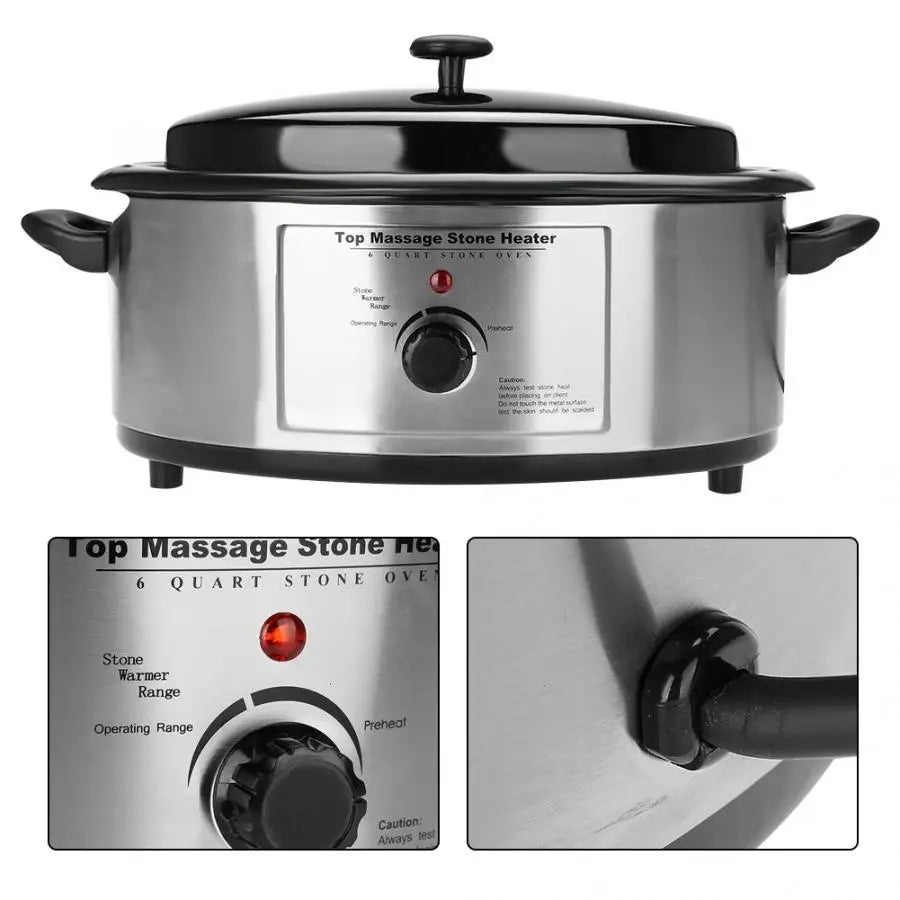 NEW Hot Sell Massage Stone Heater Hot Sell Massage Stone Heater Electric Massage Stone Heater 6L English Description