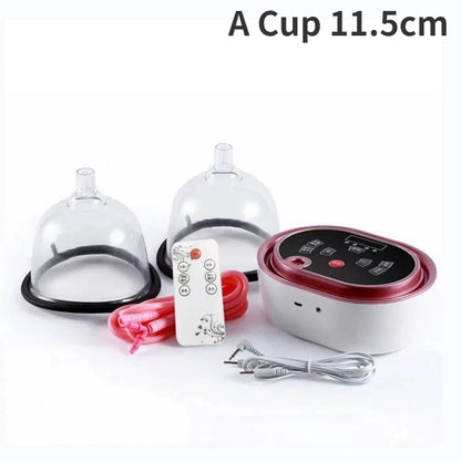 Electric Vacuum Massager Breast Massage Suction Cup Enlargement Pump Enhance Nipple enhancer button lifting Nipples Sucker