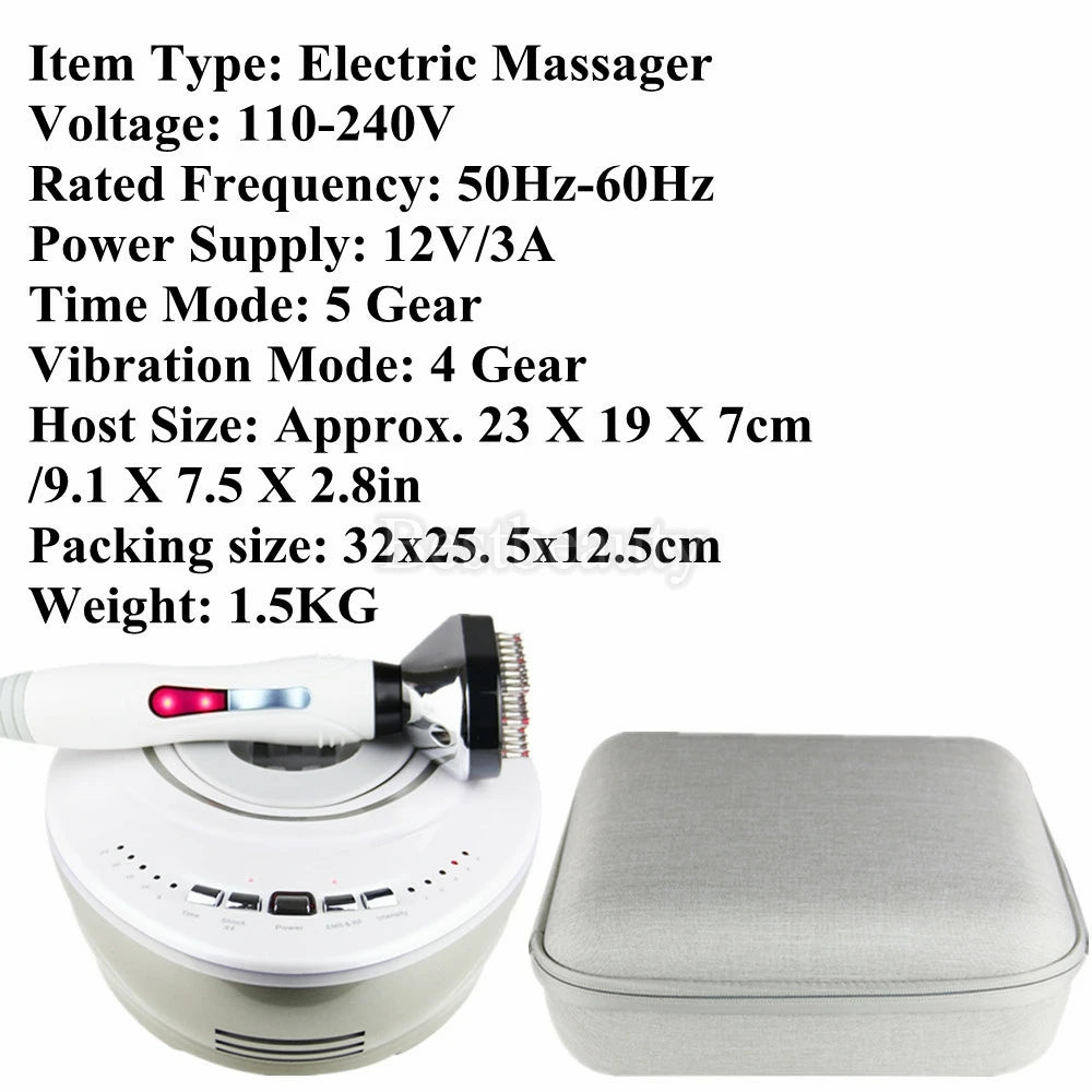 Hair Care Scalp Massager Portable EMS Micro-current Massage Hair Growth Therapy Machine Radiofrequency Vibrating Massage Release