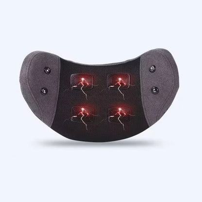 New Airbag Electric Waist Massager Lumbar Vibration Cushion Relief Pain Heating Relax Traction Therapy Back Body Massage