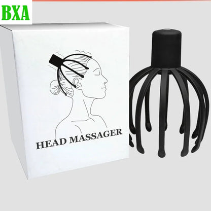 Electric Head Massager Octopus Scalp Neck Massage Stress Relax Spa Healing Alloy Health Care Tool Body Head Massager Beauty Tool