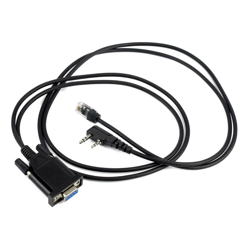 2in1 Com Port Programming Cable for Kenwood KPG-4 KPG4 KPG-22 KPG22 Baofeng UV-5R TK-3207 TK-2207 Retevis H777 Series Radio