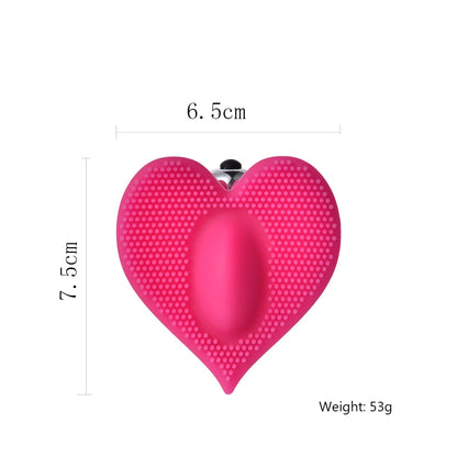 1PCS Silicone Heart Vibrator Clitoris Massager G-Spot Stimulator Outdoor Vibrator Masturbator Sex Toys for Women