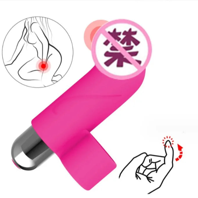 10 Vibration Mode Rechargeable Silicone Bullet Finger Jumping Egg Clitoral G-Spot Stimulators Masturbation Sex Product for Women