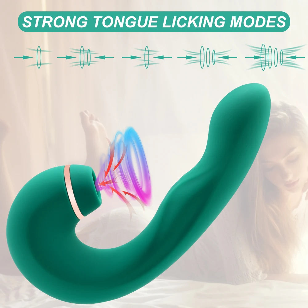 Sucker Clitoris Stimulator G Spot Massage Vagina Dildos Multi Mode Silicone Nipple Sucking Vibrator For Women Sex Toy For Couple