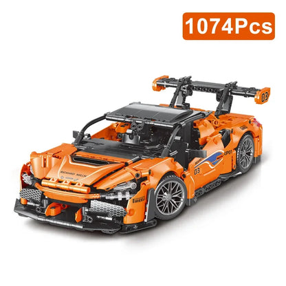 1074Pcs Technical Mechanical Sport Car Model Building Blocks 1:14 City Super Racing Vehicle Bricks Toys For Kids Adult Gift