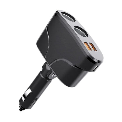 TR35 High Power Car Cigarette Lighter with Dual QC3.0/PD Fast Charging, 120W, 12V/24V Car Charger