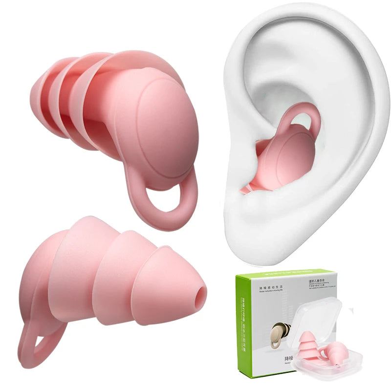 Noise Insulation Ear Plugs Sleep To Use Noise Reduction and Noise Insulation Mute Silicone Earplug Sleep Plug