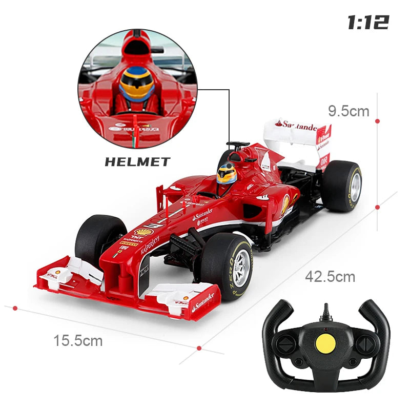 1:12/1:18 F1 Remote Control Racing Car Rechargeable Moving Lasting 2.4G High-Speed Outdoor Drifting Sports Car Boy Kids Toy Gift