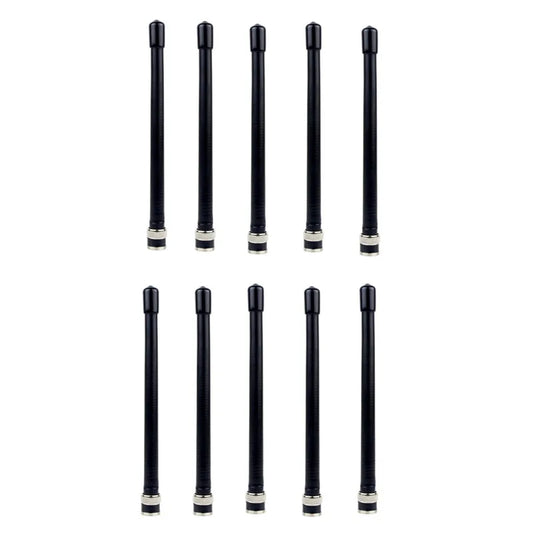 10PCS BNC Male Interface VHF 136-174mhz Soft Antenna for ICOM IC-V8 IC-V80 IC-V82 IC-V85 for KENWOOD TK100 TK300 CP500 Radio