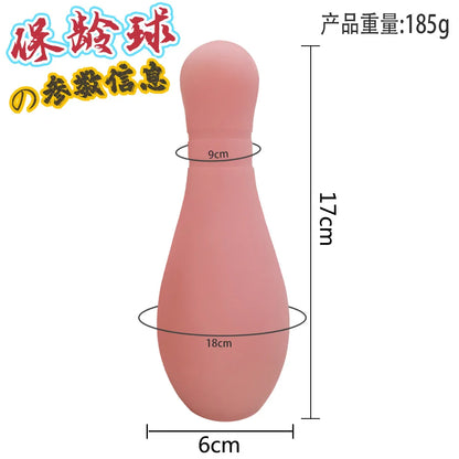 3D Inverted Model Bowling Shaped Soft Silicone Airplane Cup Sex Toys for Men Artificial Vagina Pussy Sextoys Male Masturbators