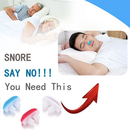 Sleep Anti-snoring Nose Clip Silicone Magnetic Anti-snoring Nose Clip Breathing Stop Snoring Apnea Anti-snoring Clip Device