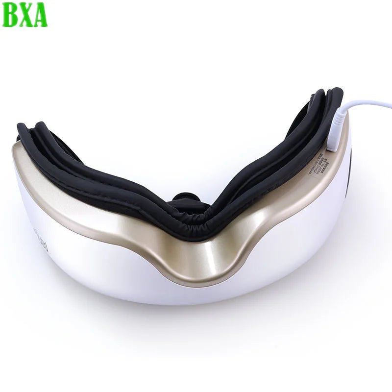 PG-2404G6 Smart Vibration Eye Massager Eye Mask Instrumen Heating Relieves Fatigue And Dark Circles Improve Sleep - White