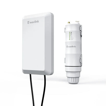 Wavlink High-Power Outdoor Wireless AP, Long-Range, Waterproof, with POE Supply and Directional Antenna