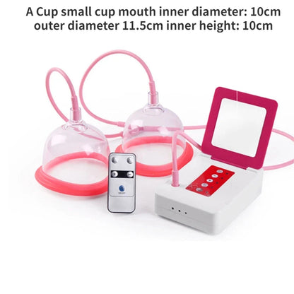 Breast Massager 2 Cup Body Shaping Vacuum Cupping Massager Therapy with Breast Enlargement Pump Massage Cup & Cellulite Remover